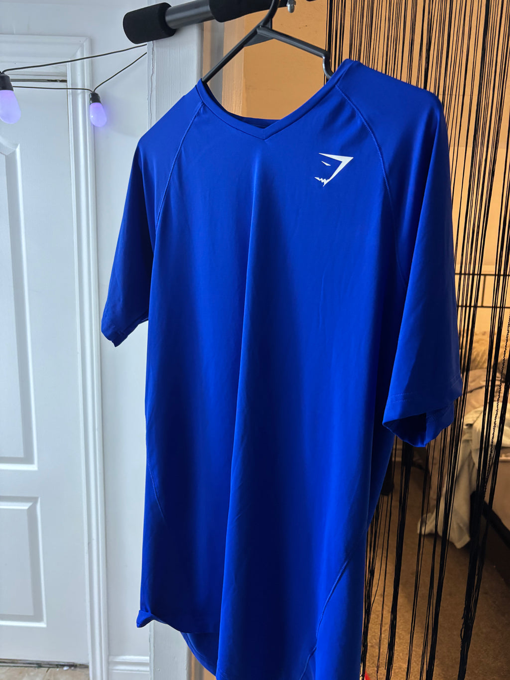 Blue Gymshark Short Sleeve Tee-Shirt