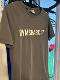 Grey Gymshark Short Sleeve Tee-Shirt